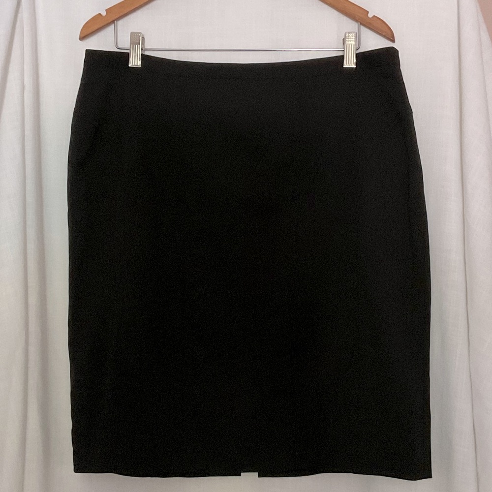 MILENA NICOLE lightweight black SKIRT back slit 14